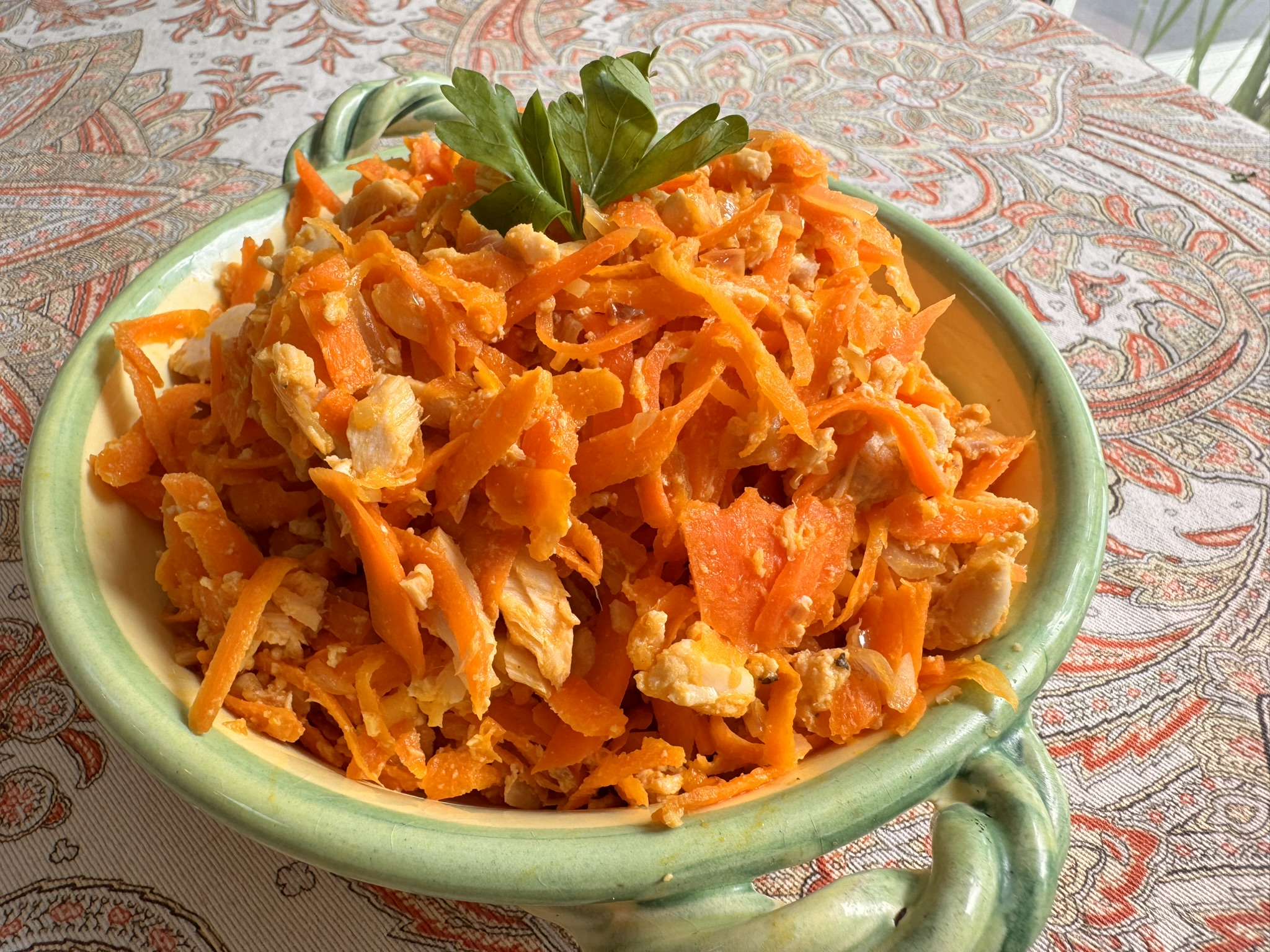 Sweet and Tangy Japanese Tuna and Carrot Salad