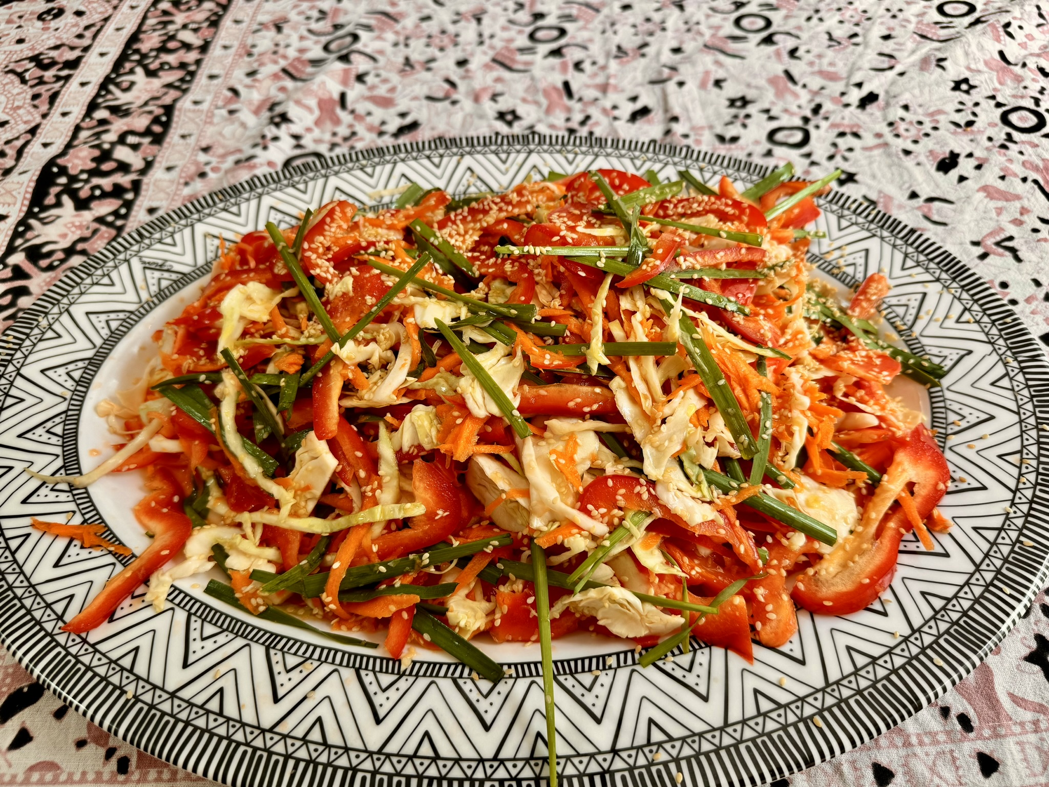 Ginger and Sesame Slaw