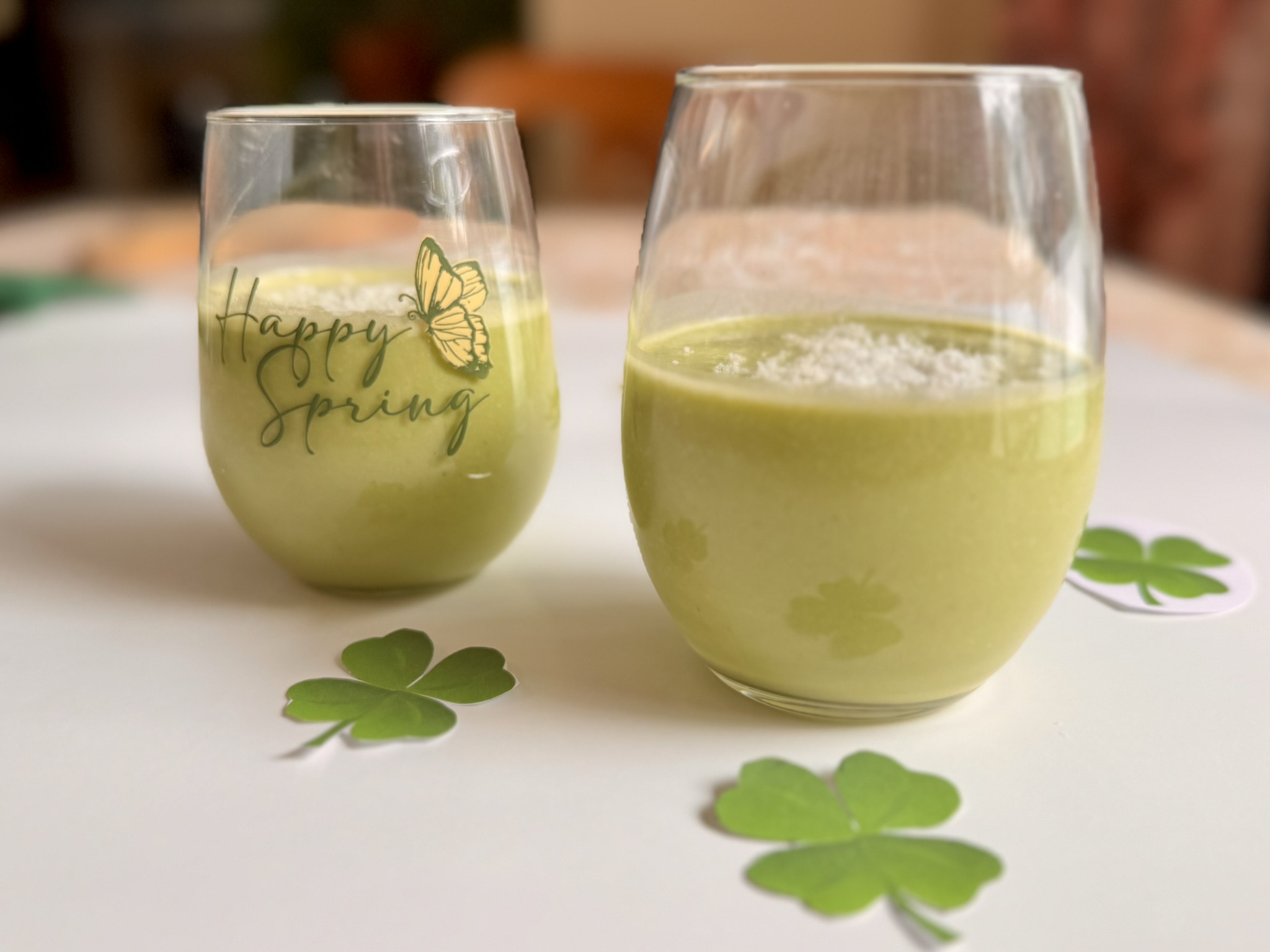 Healthy Shamrock Smoothie for a Lucky St. Patrick’s Day Sip