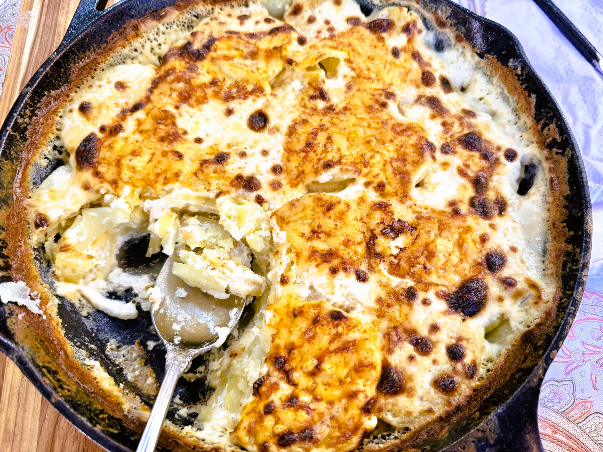 Skillet Potato Gratin — Easy, Golden, Unforgettable
